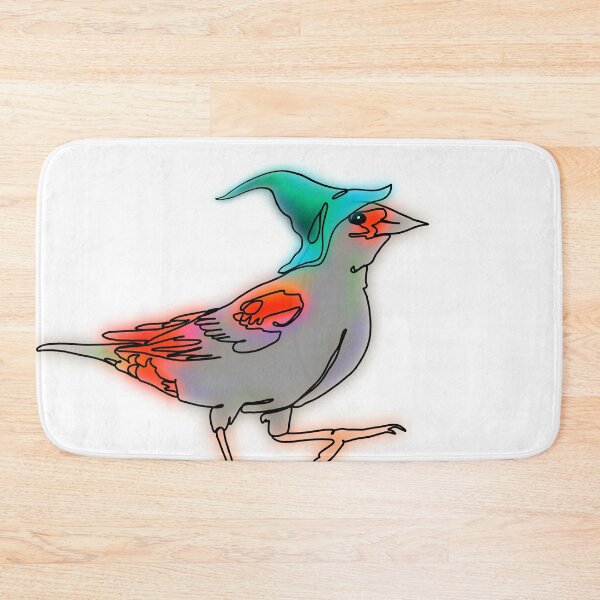 Item preview, Ruby the Blackbird in a Teal Witch Hat – animalzinhats designed and sold by Ashley’sAnimalz.