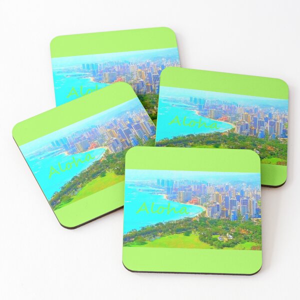 Item preview, Waikiki Bay From Diamond Head VI designed and sold by R-F-B.
