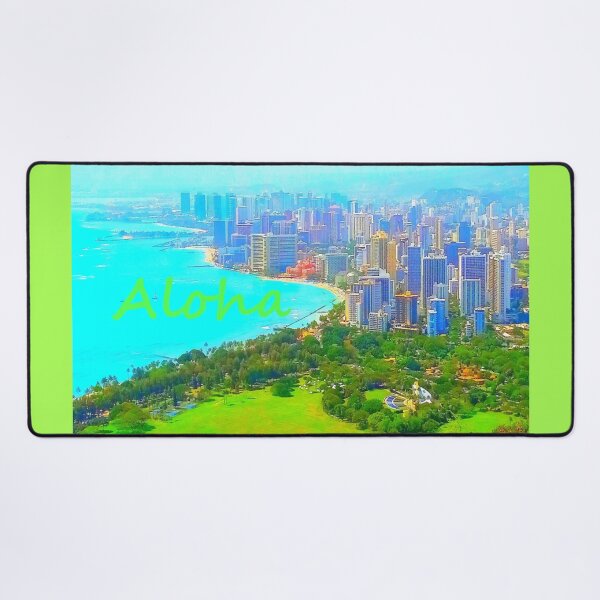 Item preview, Waikiki Bay From Diamond Head VI designed and sold by R-F-B.