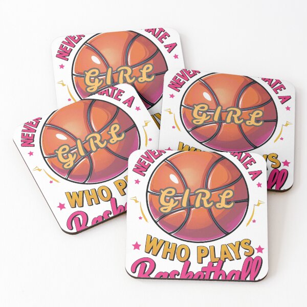 Item preview, Never Underestimate a Girl Who Plays Basketball Shirt designed and sold by Toto Designs.