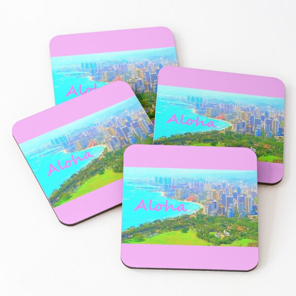 Item preview, Waikiki Bay From Diamond Head VII designed and sold by R-F-B.