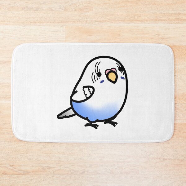 Item preview, Custom Icy the Chubby Budgie designed and sold by birdhism.