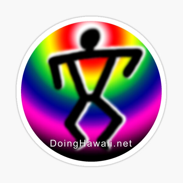The Petroglyph Man Logo Sticker