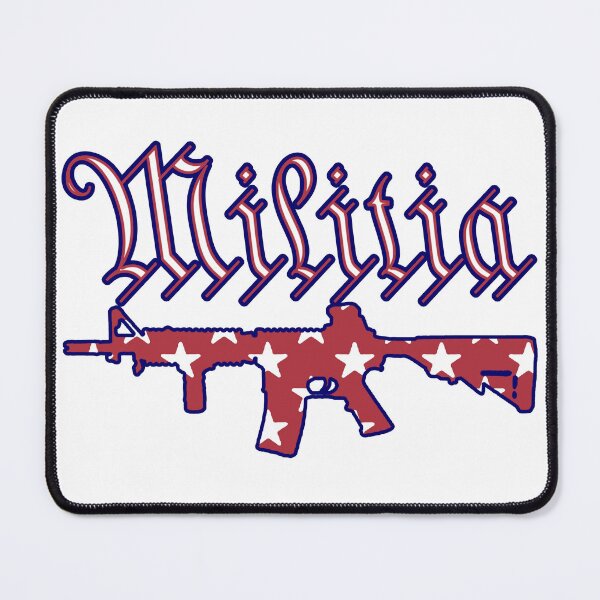 Item preview, Militia Declaration Tee, Patriotic America designed and sold by Greenwulf Designs.