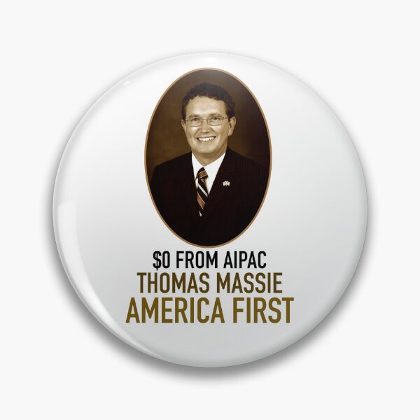 Item preview, Thomas Massie America First AIPAC designed and sold by marlord37.