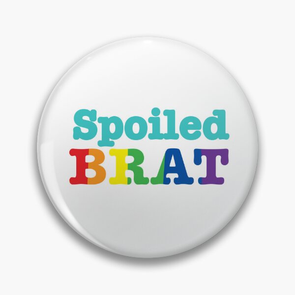 Item preview, Spoiled Brat Rainbow teal sticker designed and sold by My Teal Dreams.
