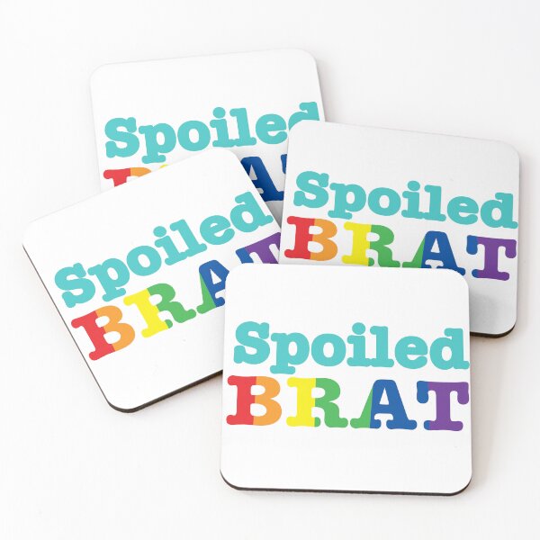 Item preview, Spoiled Brat Rainbow teal sticker designed and sold by My Teal Dreams.