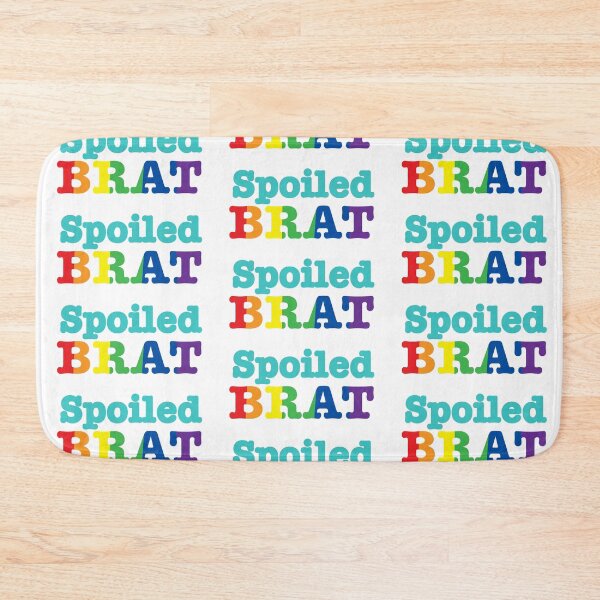 Item preview, Spoiled Brat Rainbow teal sticker designed and sold by My Teal Dreams.