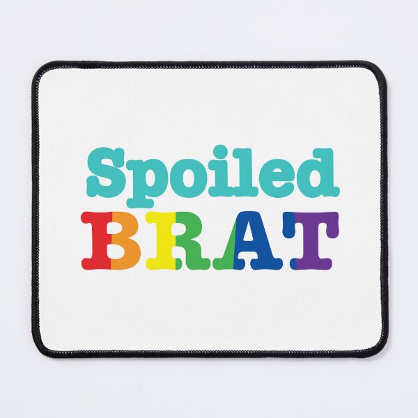 Item preview, Spoiled Brat Rainbow teal sticker designed and sold by My Teal Dreams.