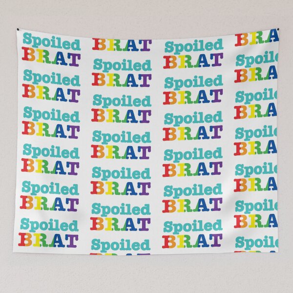 Item preview, Spoiled Brat Rainbow teal sticker designed and sold by My Teal Dreams.