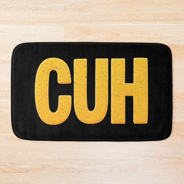 Item preview, CUH in Yellow Bold Gritty designed and sold by Memes N Lore .