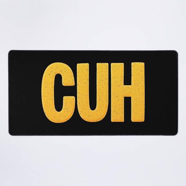 Item preview, CUH in Yellow Bold Gritty designed and sold by Memes N Lore .