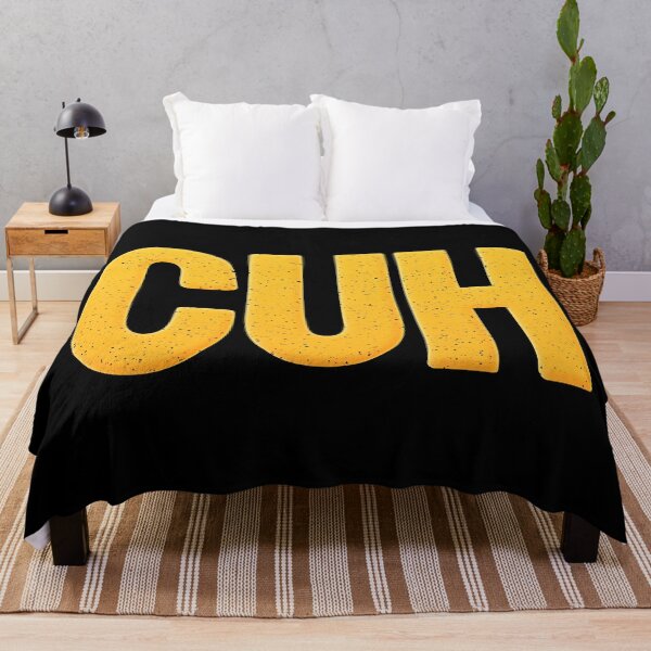 Item preview, CUH in Yellow Bold Gritty designed and sold by Memes N Lore .