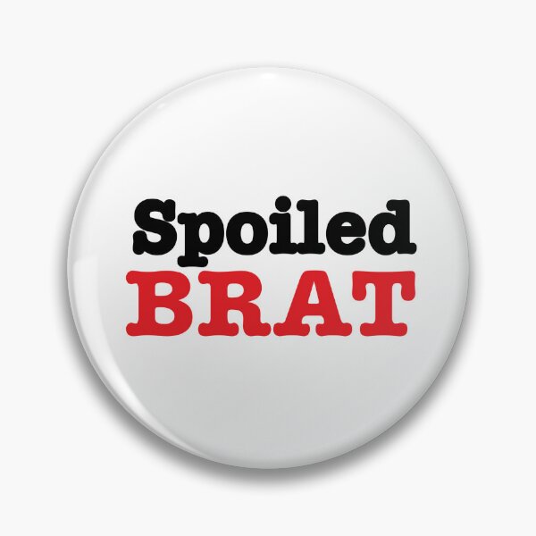 Item preview, Spoiled Brat black red sticker designed and sold by My Teal Dreams.