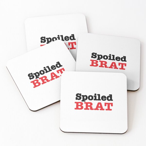 Item preview, Spoiled Brat black red sticker designed and sold by My Teal Dreams.