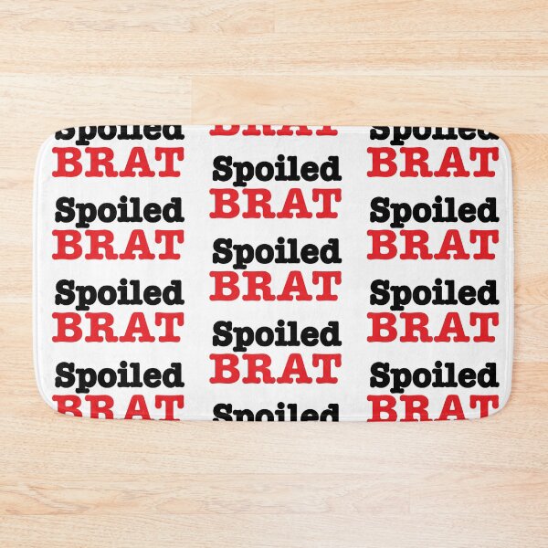 Item preview, Spoiled Brat black red sticker designed and sold by My Teal Dreams.