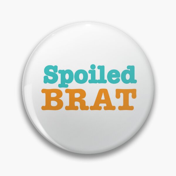 Item preview, Spoiled Brat Teal Orange sticker designed and sold by My Teal Dreams.