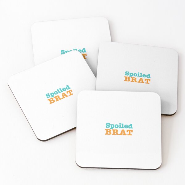 Item preview, Spoiled Brat Teal Orange sticker designed and sold by My Teal Dreams.