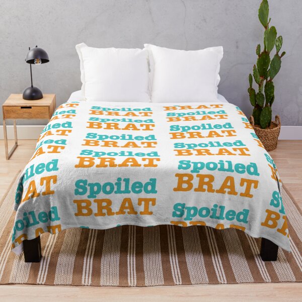Item preview, Spoiled Brat Teal Orange sticker designed and sold by My Teal Dreams.