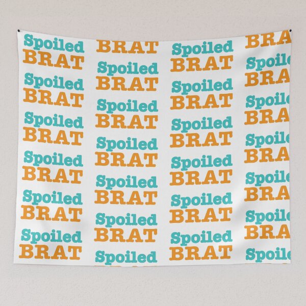 Item preview, Spoiled Brat Teal Orange sticker designed and sold by My Teal Dreams.