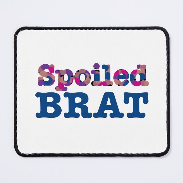 Item preview, Spoiled Brat Blue, Purple Pink Tan sticker designed and sold by My Teal Dreams.