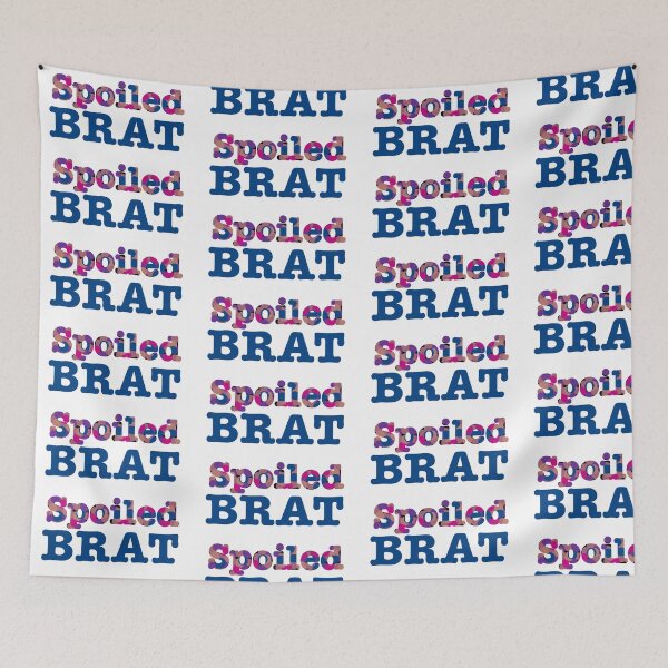 Item preview, Spoiled Brat Blue, Purple Pink Tan sticker designed and sold by My Teal Dreams.