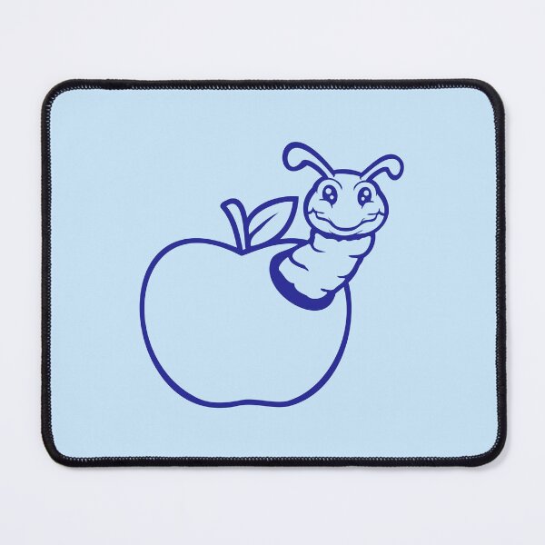 Item preview, Caterpillar Apple Hole Eating Fruit Little Worm Happy designed and sold by shirt-o-mat.