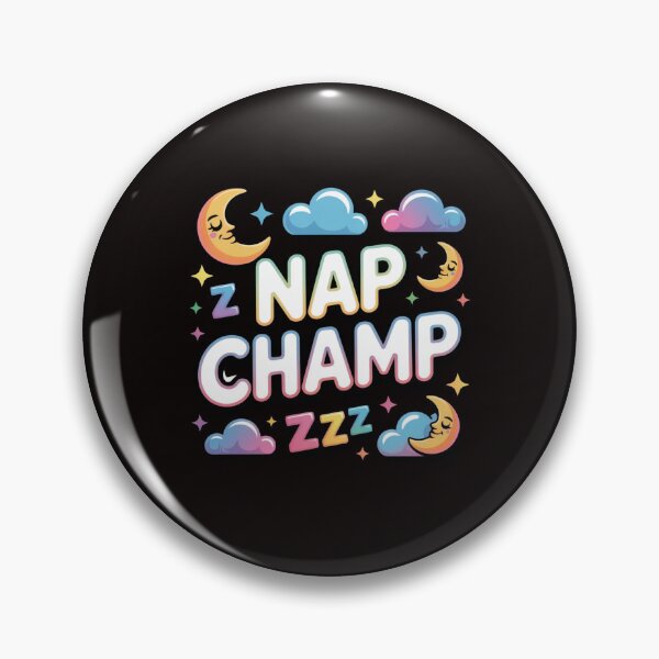 Item preview, Nap Champ Funny Sleep Lover Lazy Days Pajama Mood Quote designed and sold by MagicSD Designs.