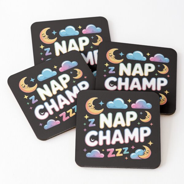 Item preview, Nap Champ Funny Sleep Lover Lazy Days Pajama Mood Quote designed and sold by MagicSD Designs.
