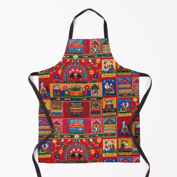 Item preview, Vibrant Embroidered Folk Art Textile Design 1 designed and sold by RM-Journey.
