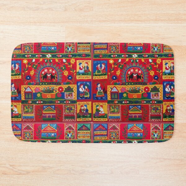 Item preview, Vibrant Embroidered Folk Art Textile Design 1 designed and sold by RM-Journey.