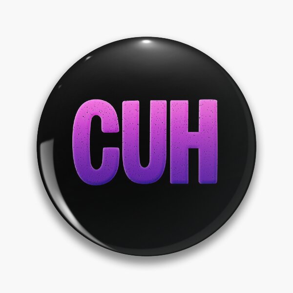 Artikelvorschau, CUH in Pink und Violett, kühn und grobkörnig entworfen und verkauft von Memes N Lore .