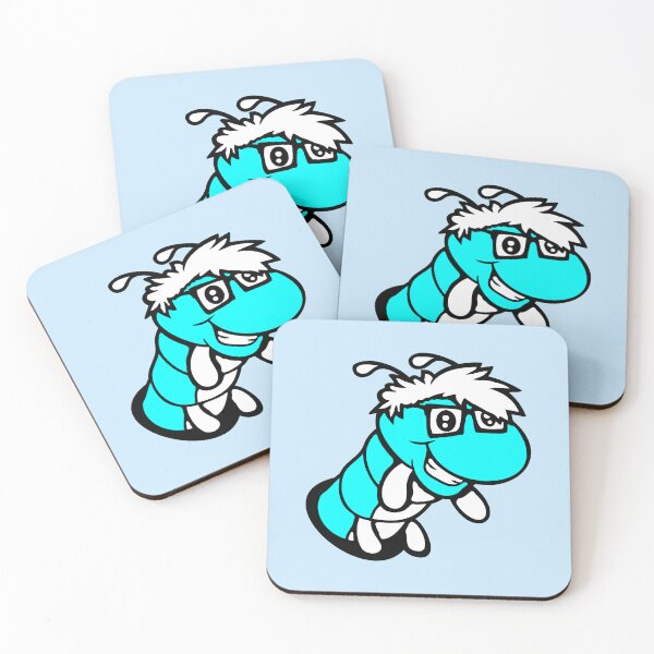 Item preview, Caterpillar Nerd Geek Smart Intelligent Horn-Rimmed Glasses Hole designed and sold by shirt-o-mat.