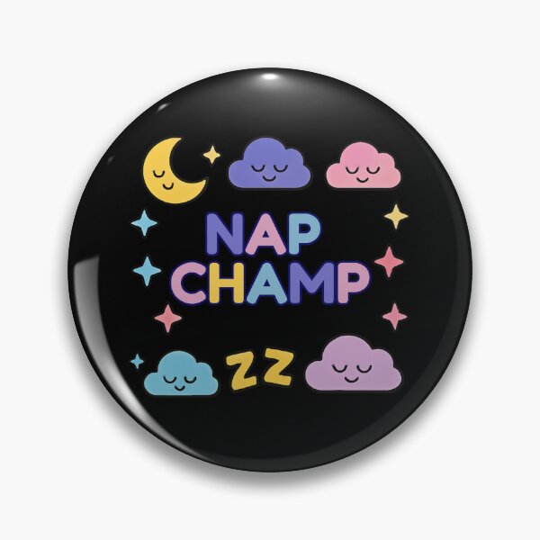 Item preview, Nap Champ Funny Sleep Lover Lazy Days Pajama Mood Quote designed and sold by MagicSD Designs.