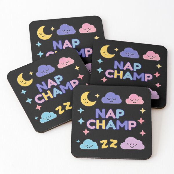 Item preview, Nap Champ Funny Sleep Lover Lazy Days Pajama Mood Quote designed and sold by MagicSD Designs.