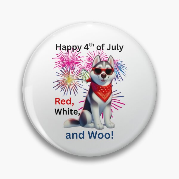 Item preview, Red, White, and Woo! - Dog husky designed and sold by The Jolly Husky .