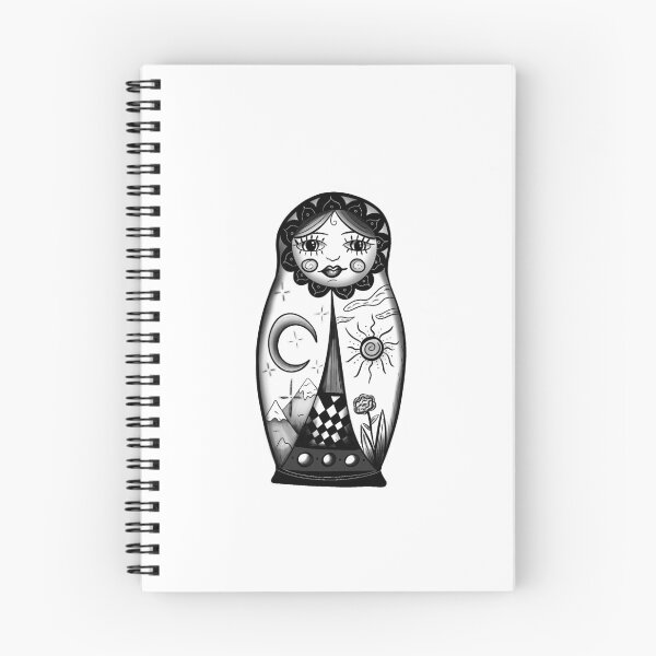 Item preview, Russian nesting doll traditional tattoo designed and sold by Amidala98.