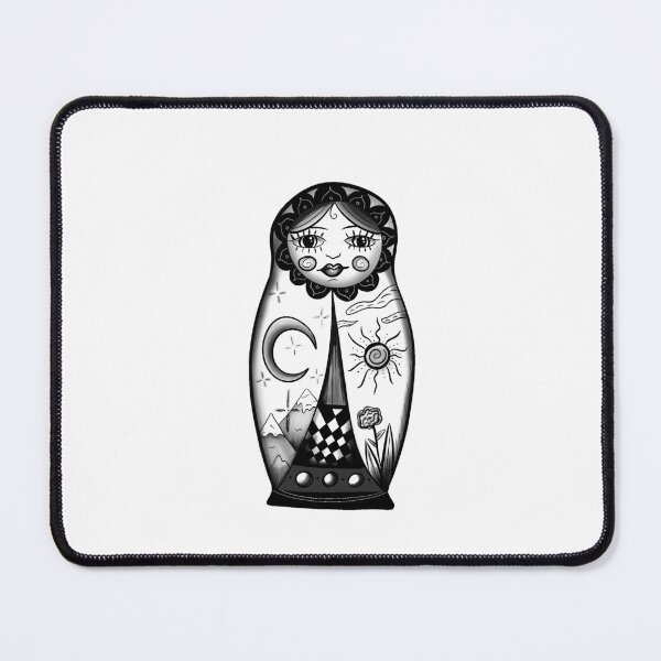 Item preview, Russian nesting doll traditional tattoo designed and sold by Amidala98.