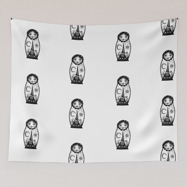 Item preview, Russian nesting doll traditional tattoo designed and sold by Amidala98.