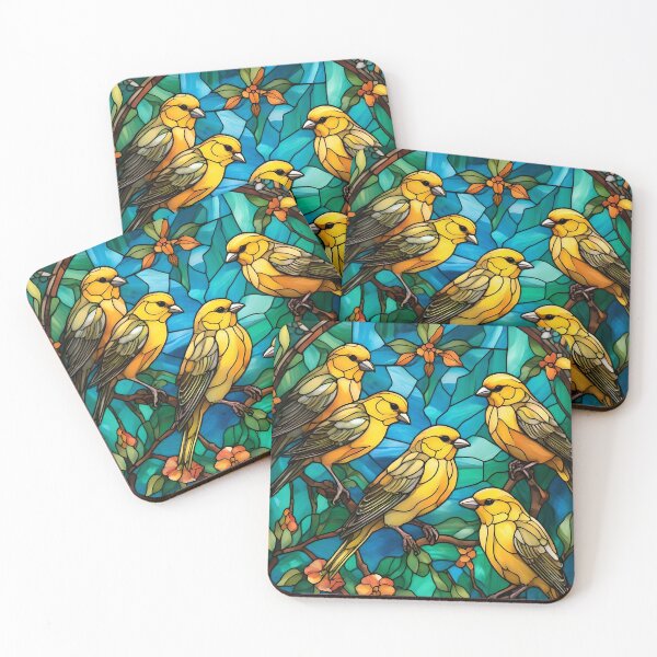 Item preview, Five Canaries in the Branches designed and sold by Ciervo Primavera.