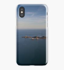 Low tide at Mumbles coastline iPhone Case