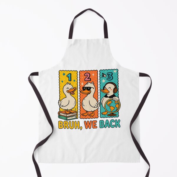Item preview, Bruh We Back Funny Duck Back To School First Day Kid Student Design designed and sold by tigger shop.