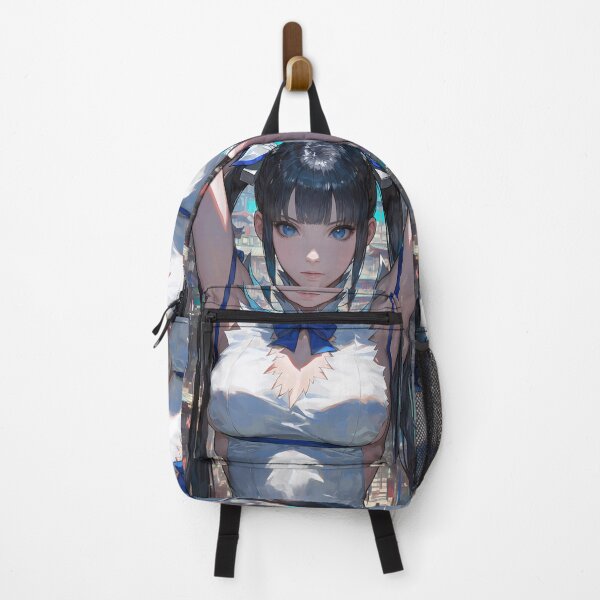 Item preview, Girl Hestia DanMachi Anime Moonlit City Balcony Graceful Elegance designed and sold by mildaclairmo.