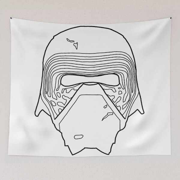 Item preview, Kylo Ren Black Print designed and sold by JurgenRichard.