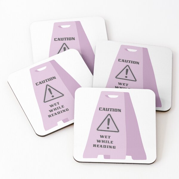 Item preview, spicy book caution sign reader  designed and sold by cassandra823.