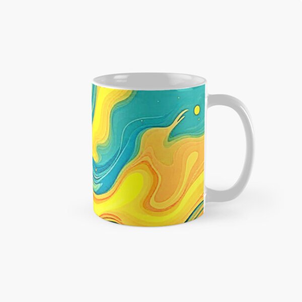 Item preview, Fluidity of Joy: Abstract Waves designed and sold by Health And Fitness Posts e-Store.