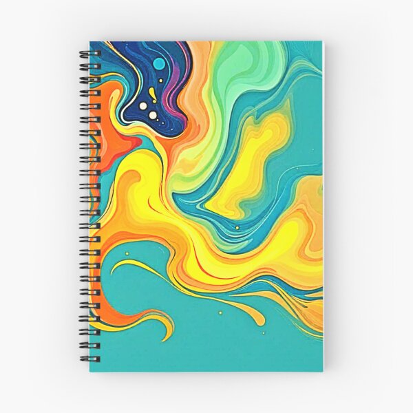 Item preview, Fluidity of Joy: Abstract Waves designed and sold by Health And Fitness Posts e-Store.