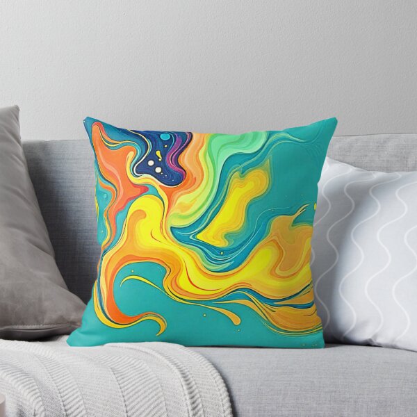 Item preview, Fluidity of Joy: Abstract Waves designed and sold by Health And Fitness Posts e-Store.