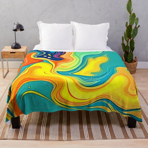 Item preview, Fluidity of Joy: Abstract Waves designed and sold by Health And Fitness Posts e-Store.