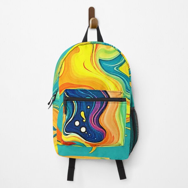 Item preview, Fluidity of Joy: Abstract Waves designed and sold by Health And Fitness Posts e-Store.